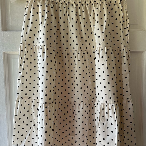 a new day Creme Polka Dot Elastic Skirt - Picture 2 of 4